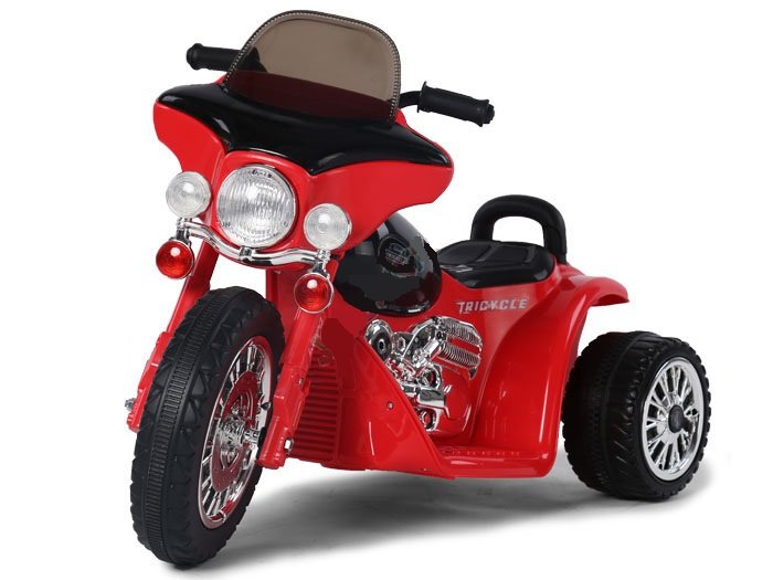 Dětská elektrická motorka Harley 6V - červená