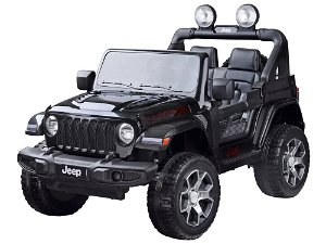 Elektrické autíčko Jeep Wrangler Rubicon - černé