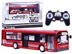 RC Autobus s otevíráním dveří - červený