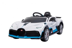 Elektrické auto Bugatti Divo - bílé