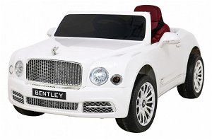 Elektrické autíčko Bentley Mulsanne bílé