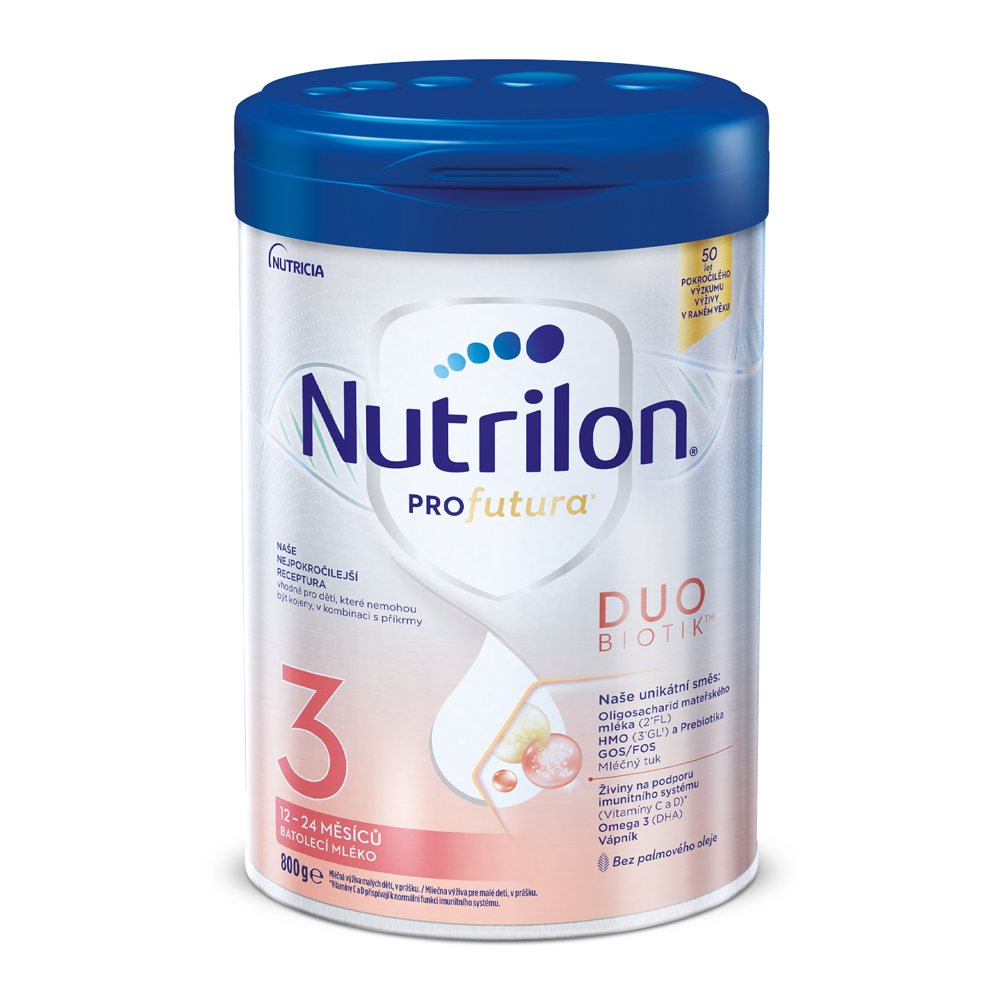 NUTRILON Profutura DUOBIOTIK 3 batolecí mléko 800 g 12+