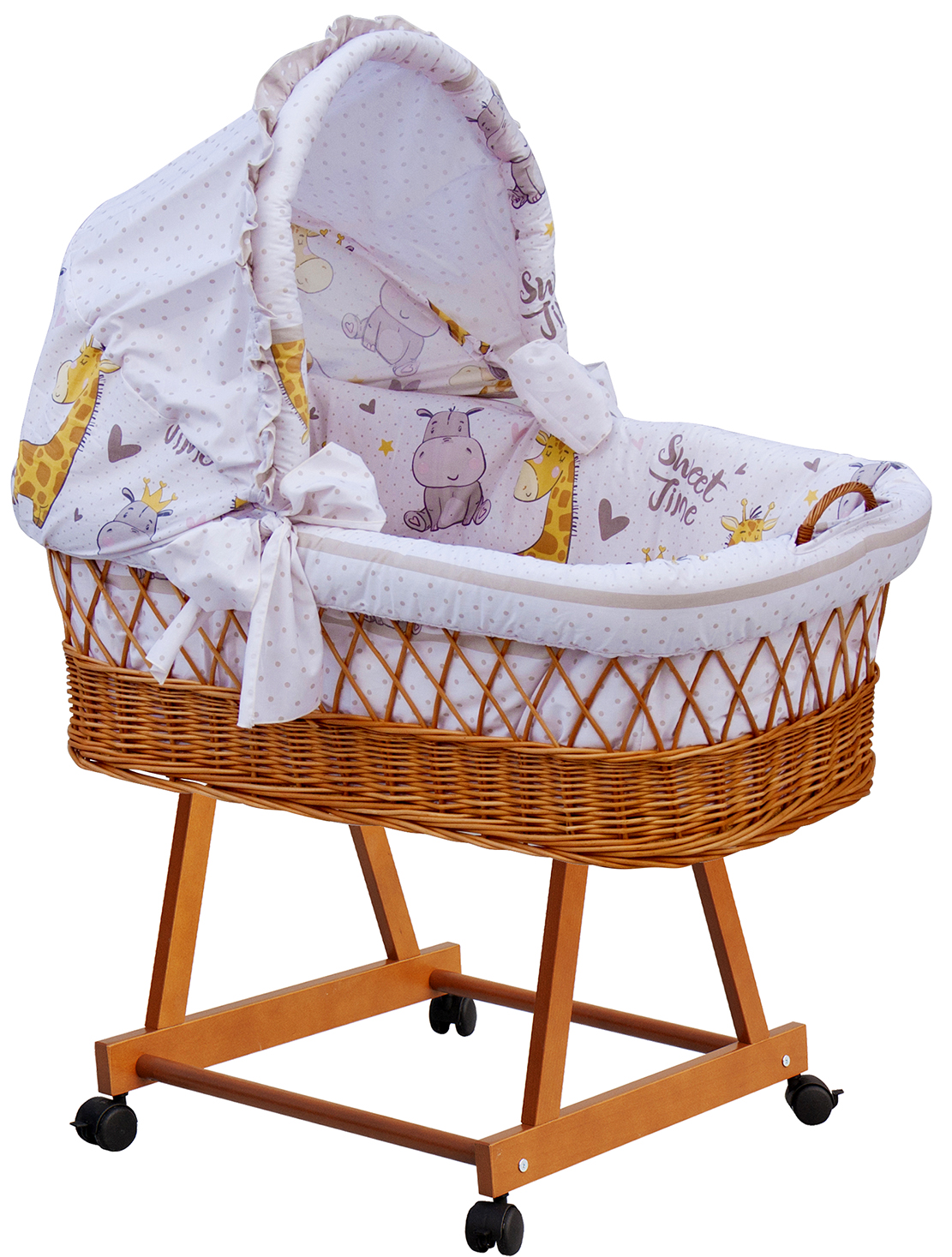 Košík pro miminko s boudičkou Scarlett Nebula - béžová