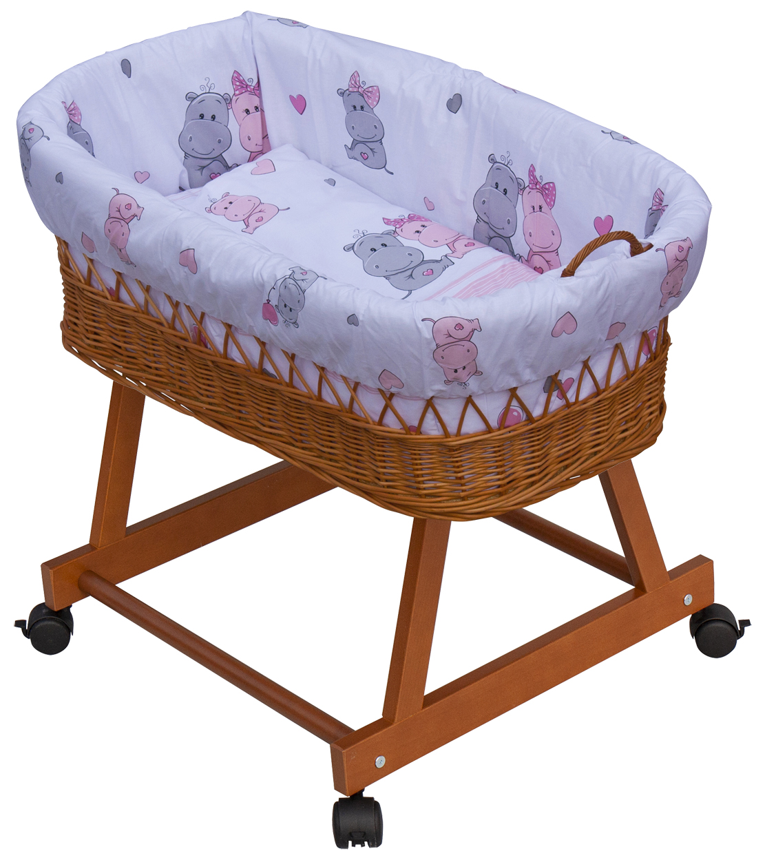 Košík pro miminko miminko Scarlett Pupis - růžová