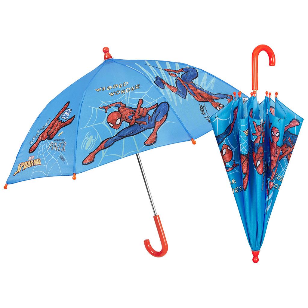 Chlapecký deštník Perletti Spiderman Modrá