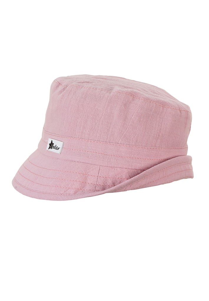 STERNTALER Klobouk bavlna se lněným charakterem UV 50+ pink holka-45 cm-6-9 m