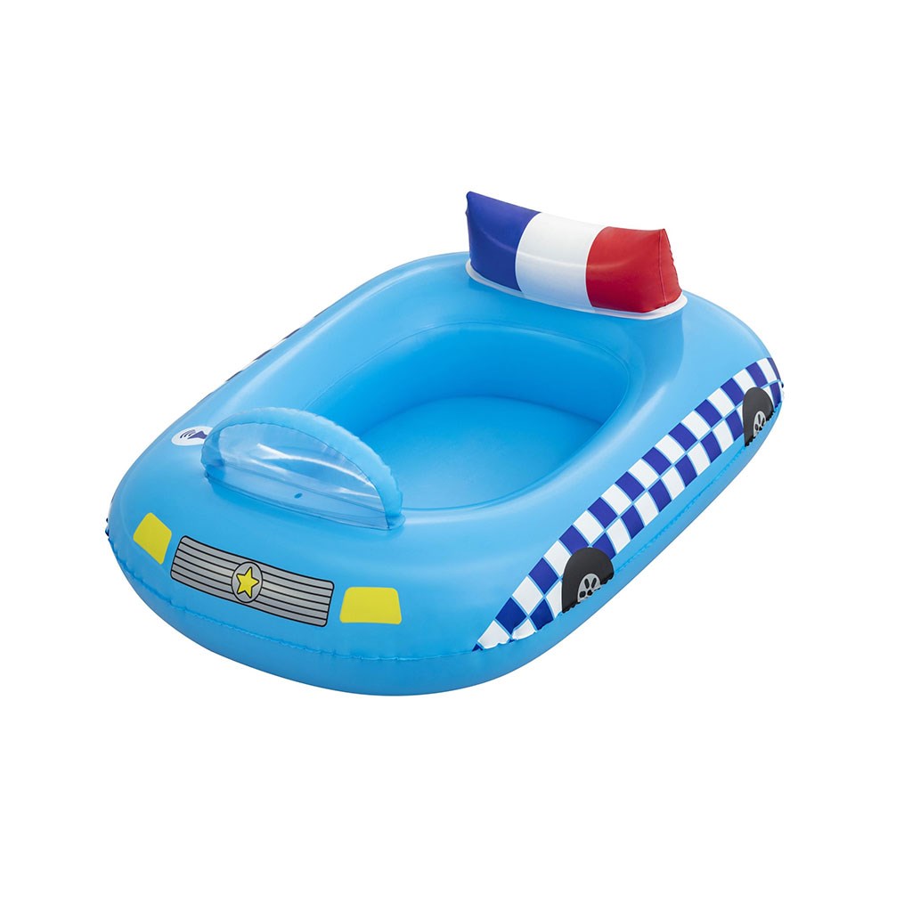 Dětský nafukovací člun se zvukem Bestway Policie 97x74 cm Modrá