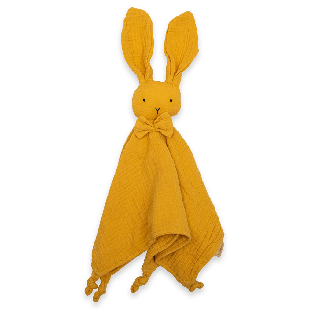 Mušelínový usínáček New Baby Rabbit mustard Žlutá