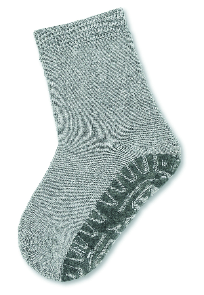 STERNTALER Ponožky protiskluzové silver melange uni vel. 21/22 cm- 18-24 m
