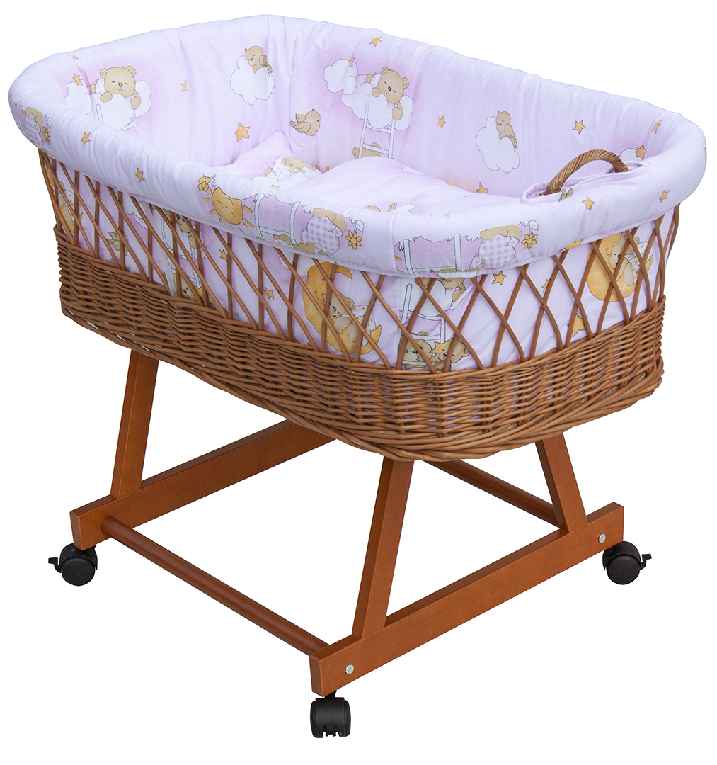 Košík pro miminko Scarlett Mráček - růžová