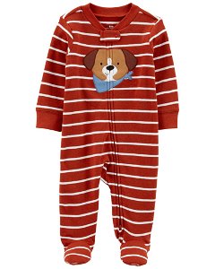 CARTER'S Overal na zip Sleep&Play Dog Red chlapec PRO /vel. 46