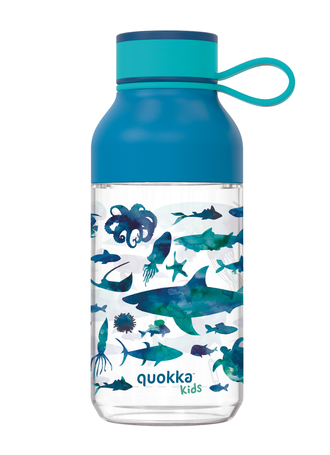 Plastová láhev Ice Kids s poutkem Sea Animals 430 ml