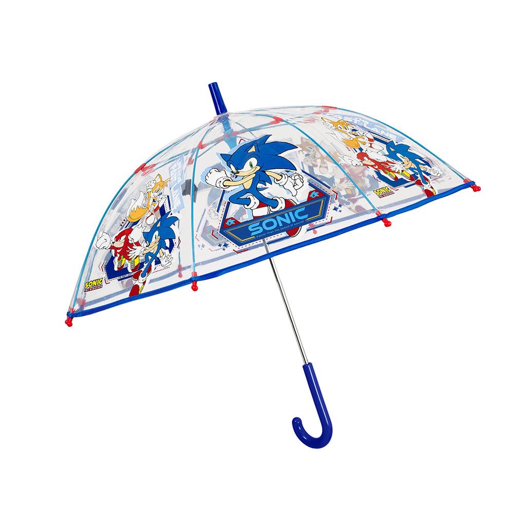 Dětský deštník Perletti Sonic transparent Fialová