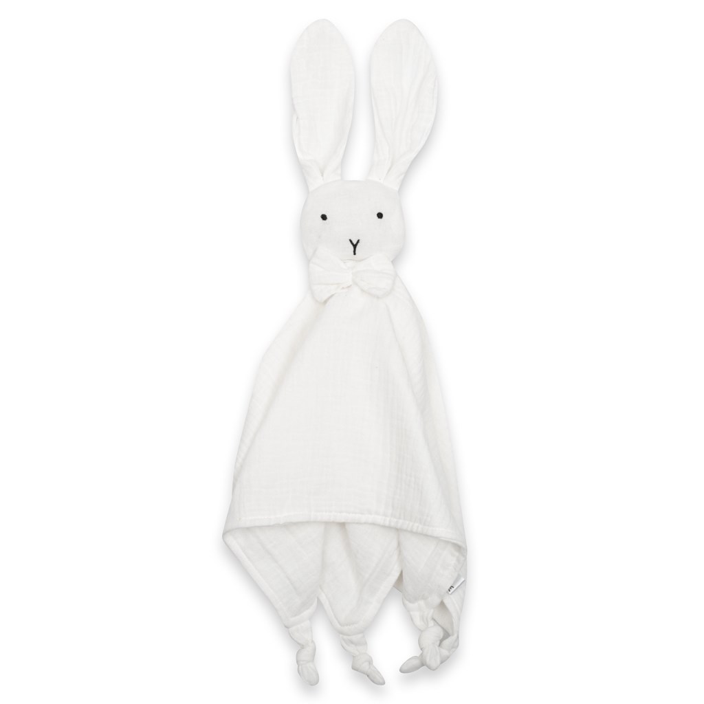 Mušelínový usínáček New Baby Rabbit white Bílá