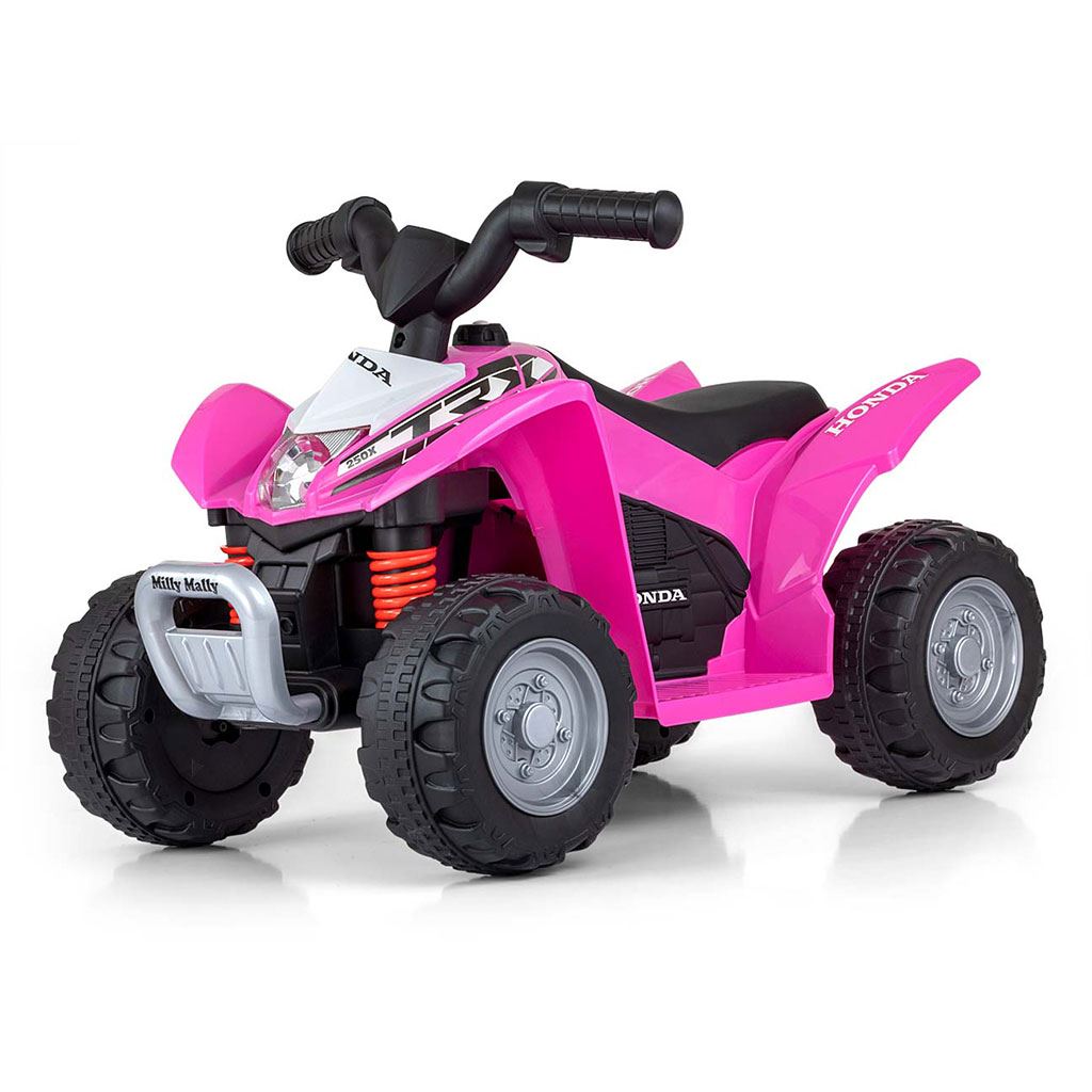 Elektrická čtyřkolka Milly Mally Honda ATV růžová Růžová