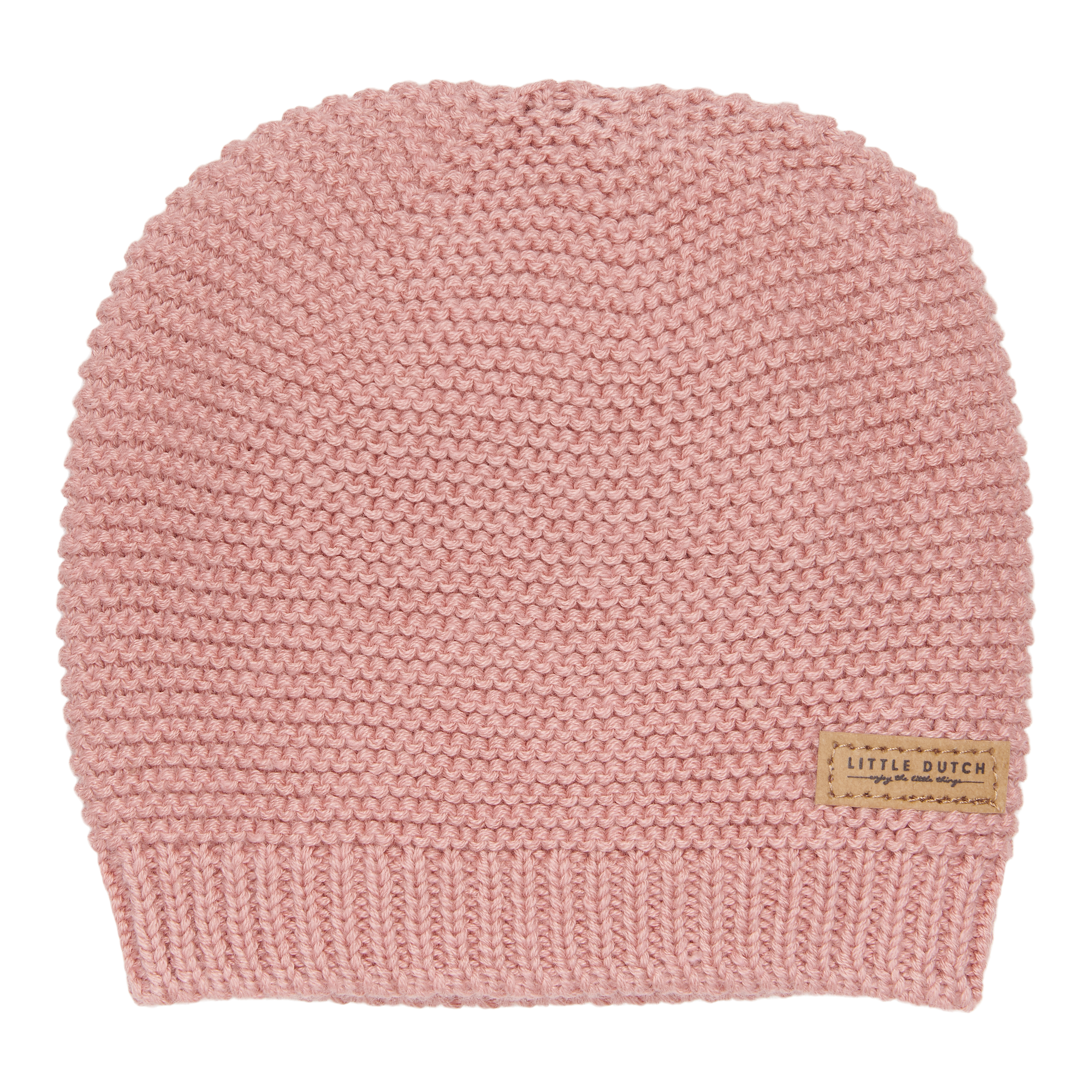 Čepička dětská pletená Vintage Pink 0-6m