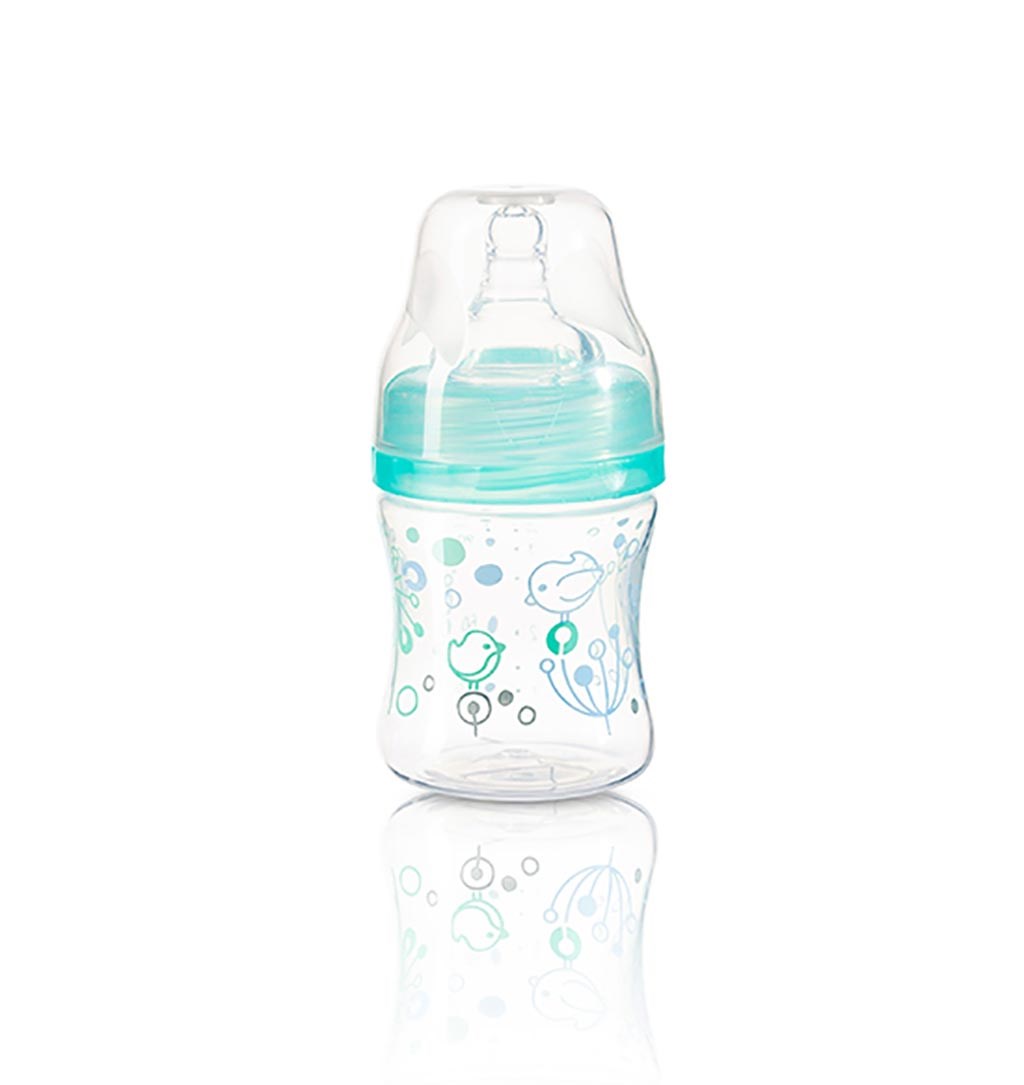 Antikoliková láhev s širokým hrdlem Baby Ono 120 ml Modrá