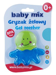 Chladící kousátko Baby Mix chobotnice Modrá