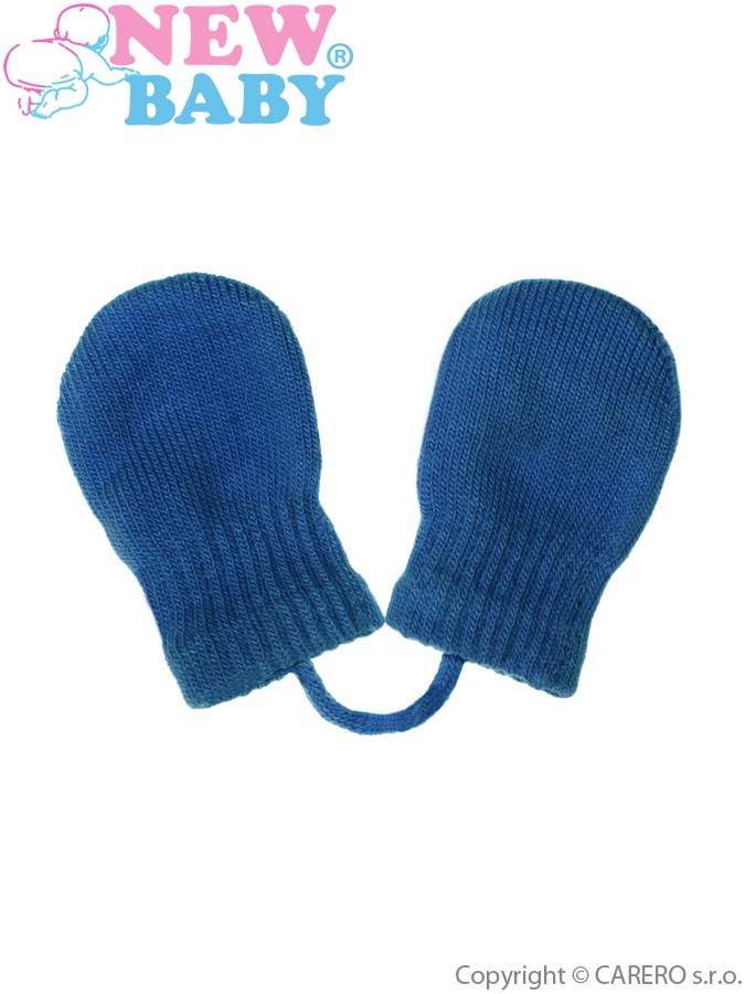 Dětské zimní rukavičky New Baby modré Modrá 56 (0-3m)