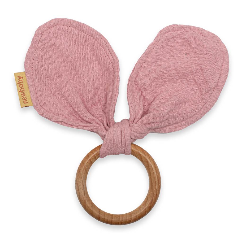 Kousátko pro děti ouška New Baby Ears pink Růžová