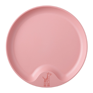 Dětský talíř Mio Deep Pink