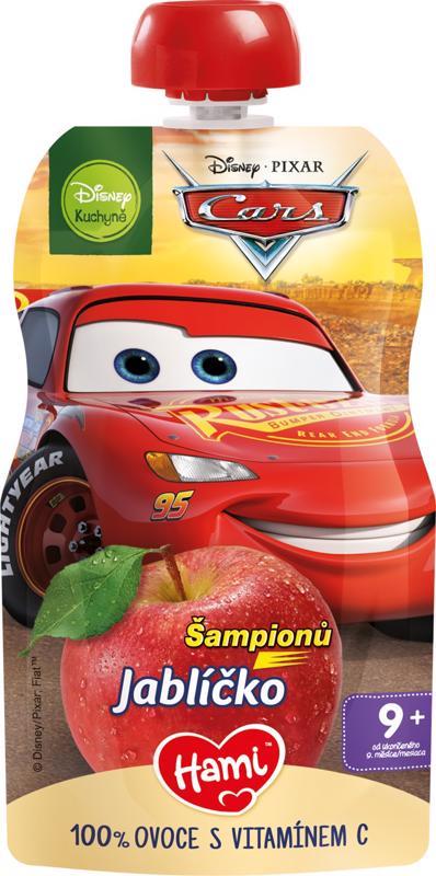 HAMI Disney Cars ovocná kapsička Šampionů Jablíčko 110 g, 9+