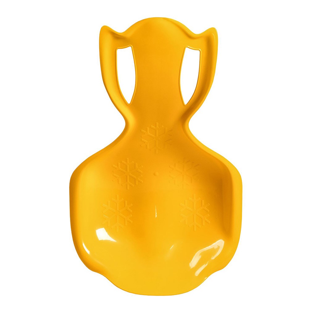 Dětský sáňkovací kluzák lopata BAYO COMFORT LINE XL žlutý Žlutá