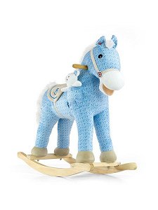 Houpací koník s melodií Milly Mally Pony modrý Modrá