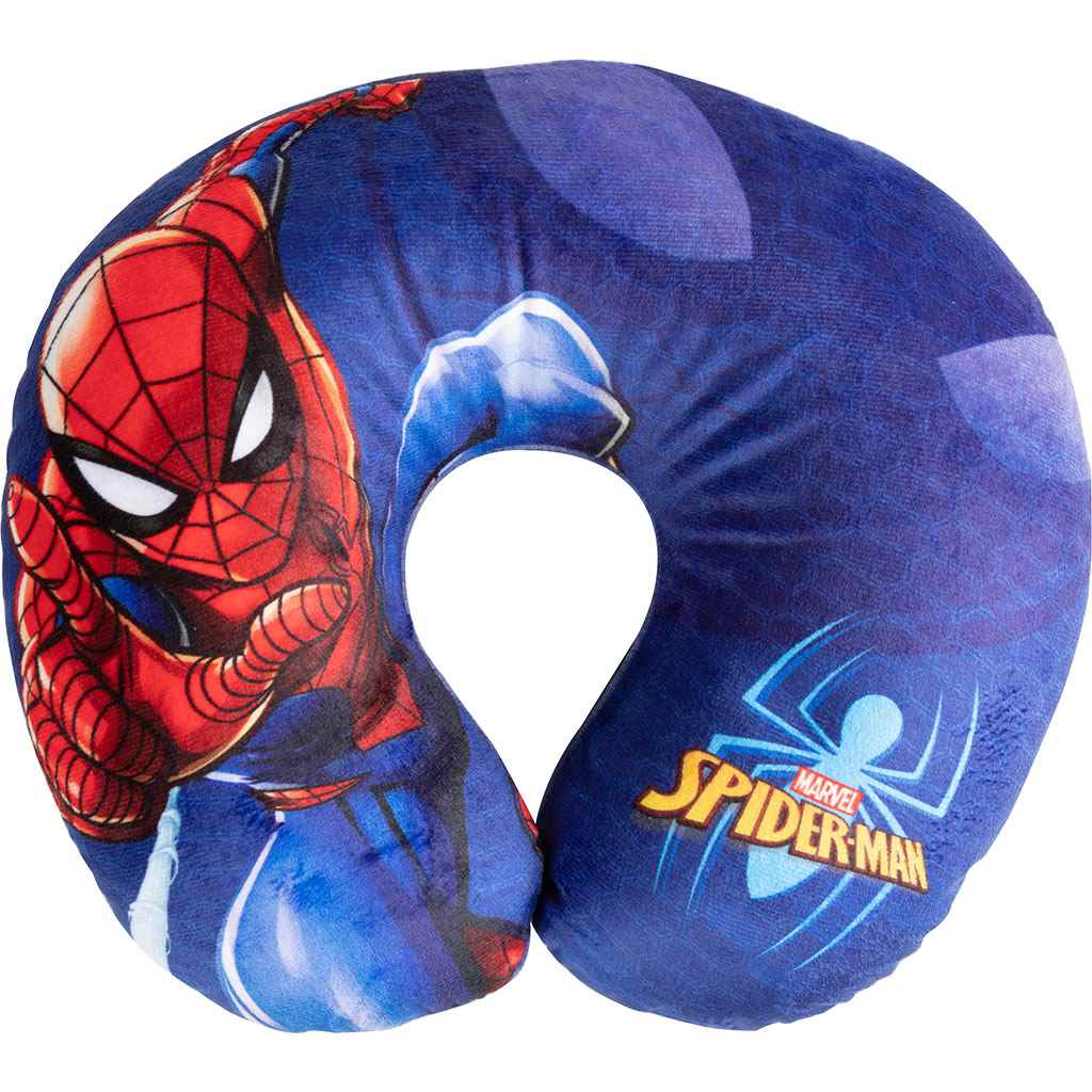 Cestovní polštářek Spiderman Modrá