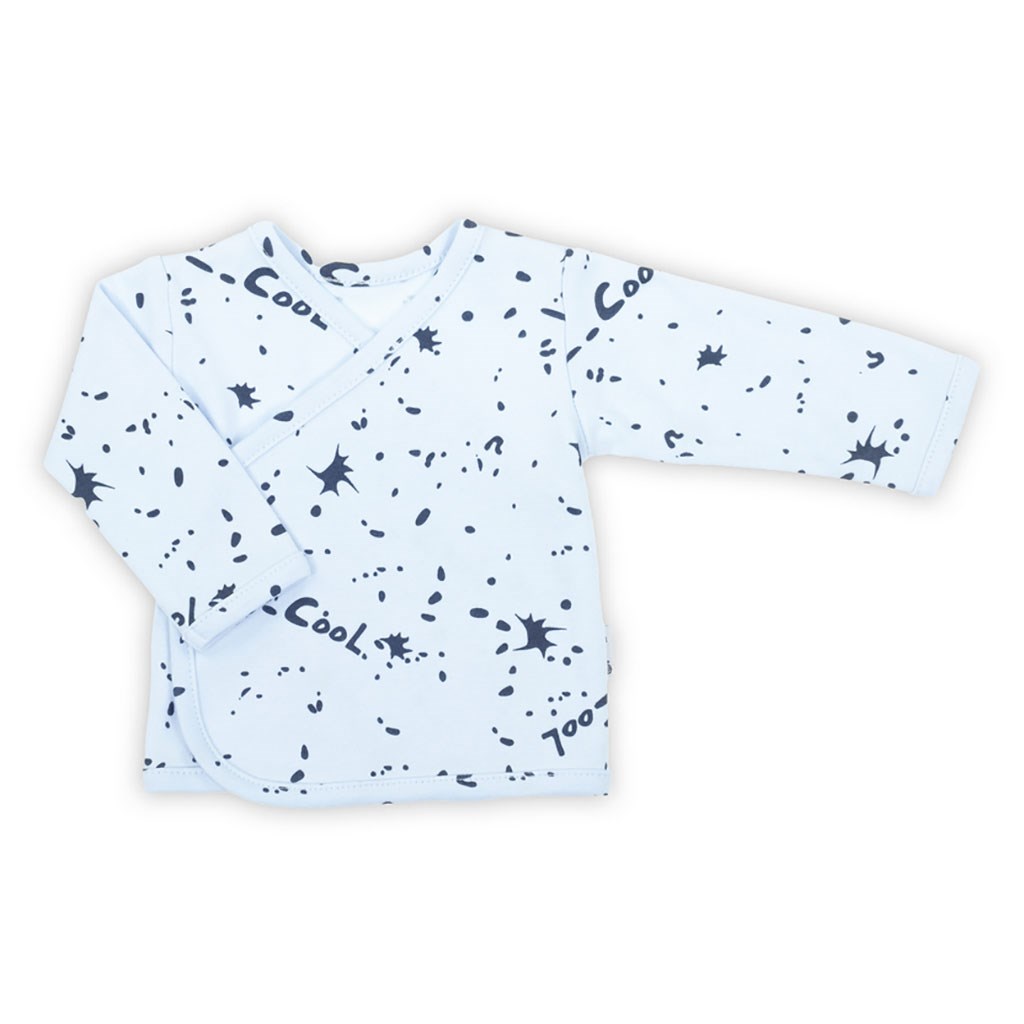 Kojenecká bavlněná košilka Nicol Max light Modrá 68 (4-6m)
