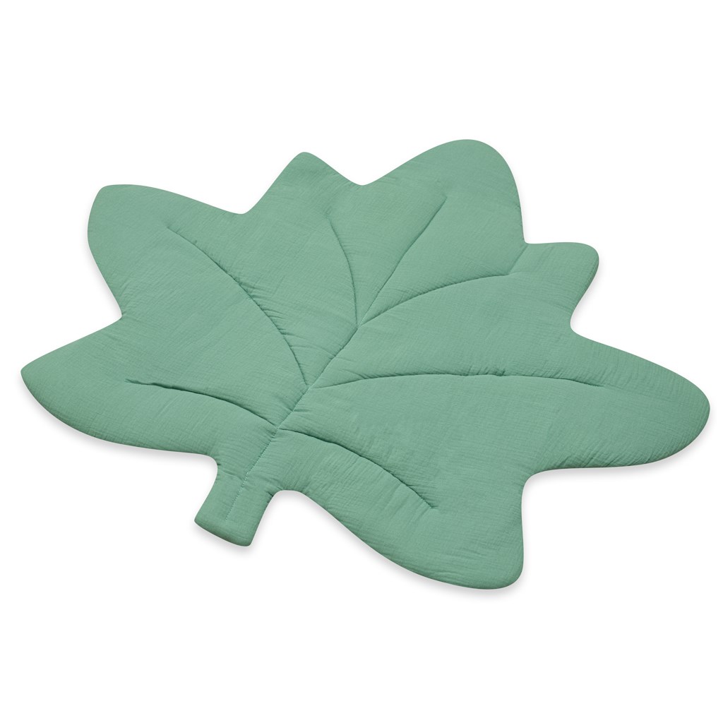 Mušelínová hrací deka New Baby Maple Leaf mint Zelená