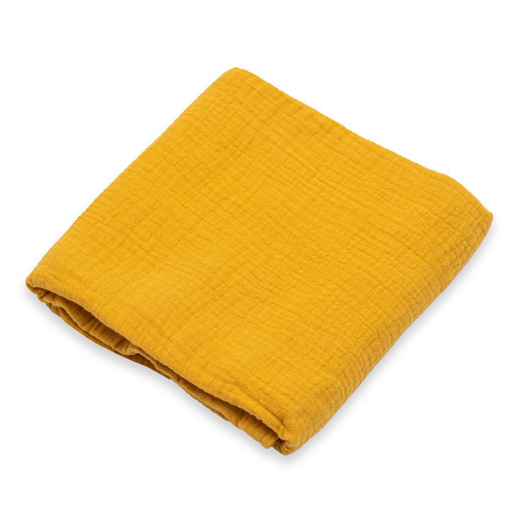 Dětská mušelínová deka New Baby mustard Žlutá
