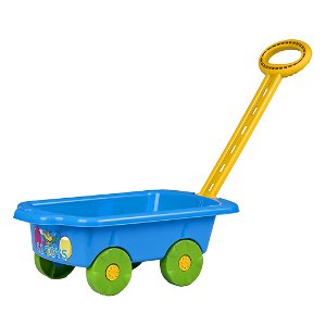 Dětský vozík Vlečka BAYO 45 cm modrý Modrá
