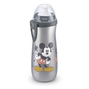 Dětská láhev NUK Sports Cup Disney Cool Mickey 450 ml grey Šedá