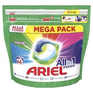 ARIEL All-in-1 PODS Color Kapsle gélové na praní, 66 praní