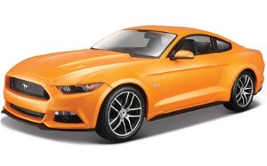 Maisto Ford Mustang 2015 Oranžový 1:18