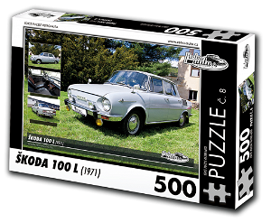 Puzzle č. 08, Škoda 100 L (1971) 500 dílků