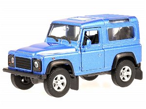 Welly Land Rover Defender Modrý 1:34-39