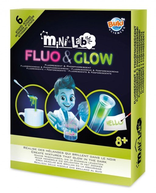 Buki Fluo and Glow experimenty, miniLab