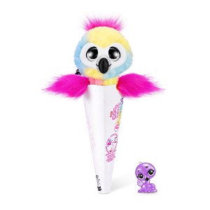 ZURU Coco Rainbow plyšové zvířátko, Papušek s překvapením