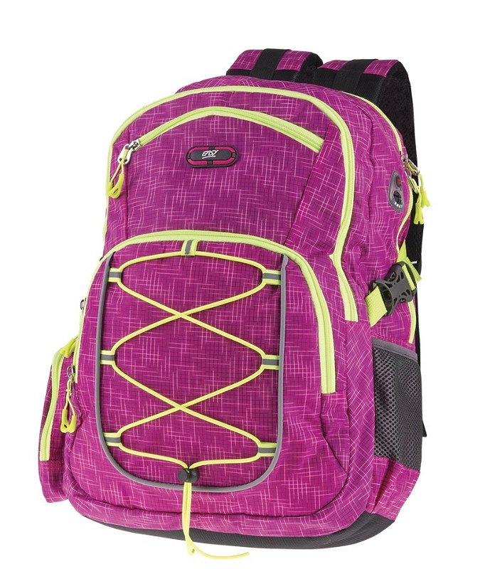Easy školní batoh Purple 46 x 35 x 18 cm