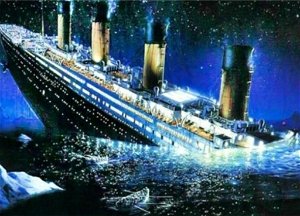 Diamantový obrázek Titanic, 30x40 cm