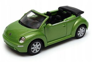 Welly VW New Beetle convertible, Zelený 1:34-39