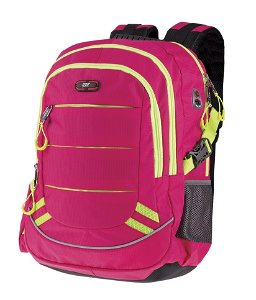 Easy školní batoh Pink and Yellow 46 x 35 x 18 cm