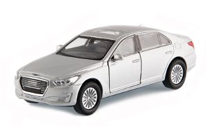 Welly Hyundai Genesis G90 stříbrný 1:34