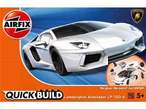 Airfix Quick Bulid J6019 Lamborghini Aventador LP 700-4, Bílé