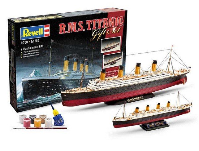 Revell 05727 - R.M.S. Titanic, Dárková sada 2 modelů