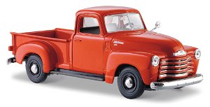 Maisto Chevrolet 3100 Pickup (1950), oranžová, 1:25