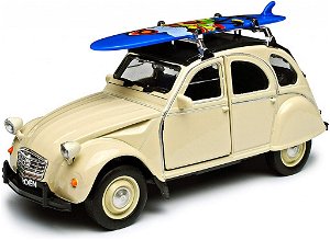 Welly Citroën 2CV Surf, bežový 1:34-39
