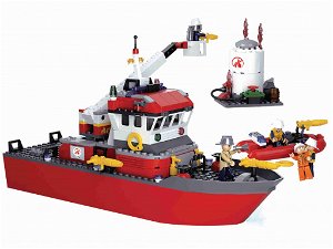 Sluban Fire Serie Fireboat, Hasičský člun, 429 dílků